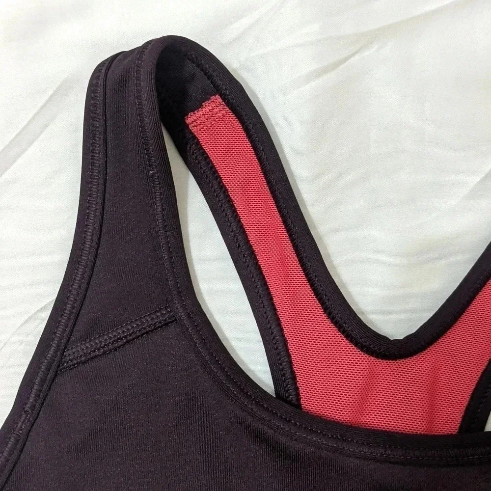 Nike 'Just Do It' Dri-fit Sports Bra, Color Maroon/Magenta Size XS
